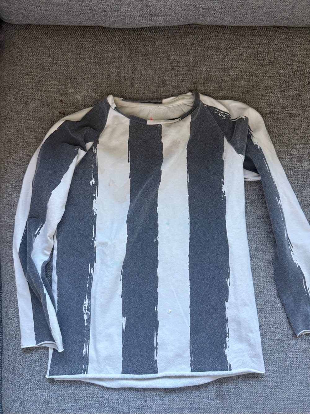 Kids Long Sleeve Stripe Tee - Black & White by Noe & Zoe Berlin